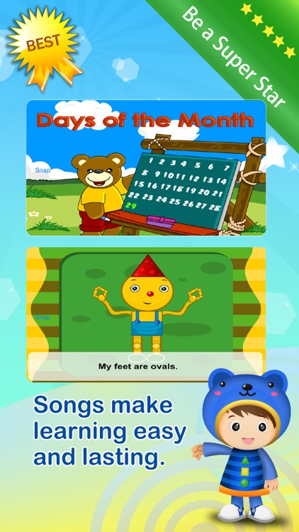 Baby ABC Numbers Math Nursery Rhymes Video Songs screenshot-3