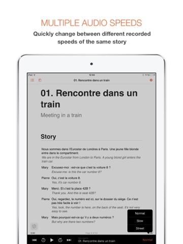 French Today Audiobook Player screenshot 2
