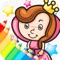 Icon the little princess my coloring painting pages - free learning book cool games for the kids girls