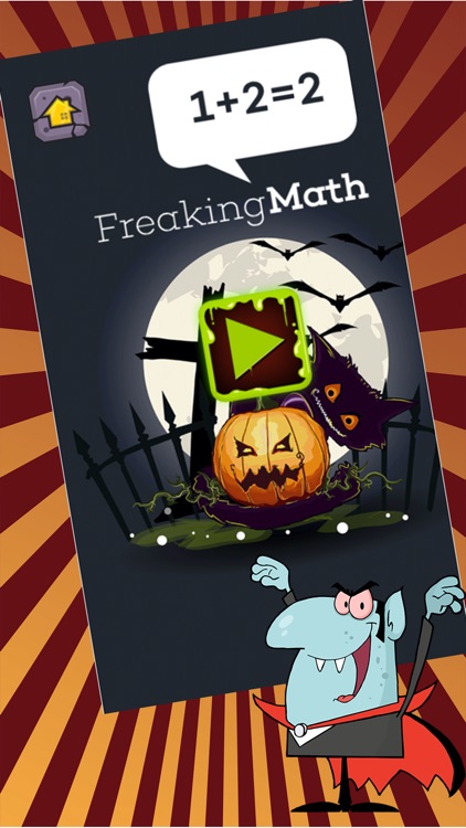 Freaking Halloween Game -  Ace Basic Math Problems