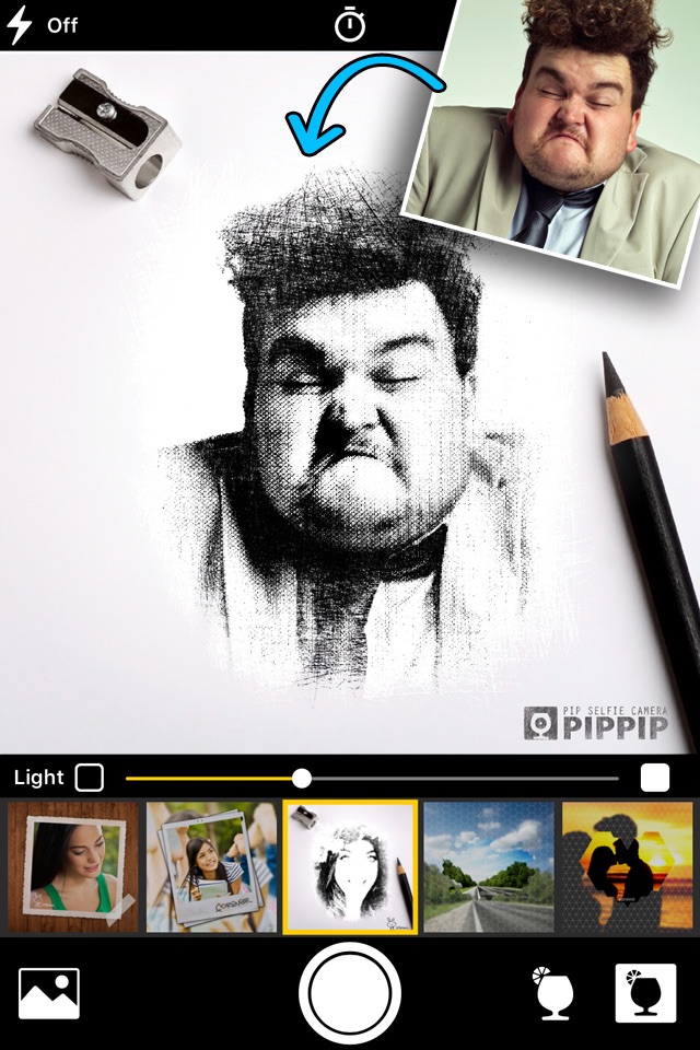 PiPPiP - PIP Camera Selfie screenshot 2