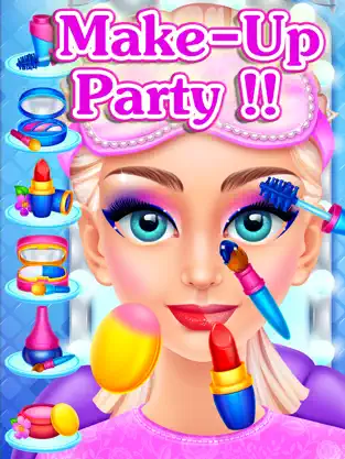 Imágen 3 Crazy Slumber Party - Makeup, Face Paint, Dressup, Spa and Makeover - Girls Beauty Salon Games iphone