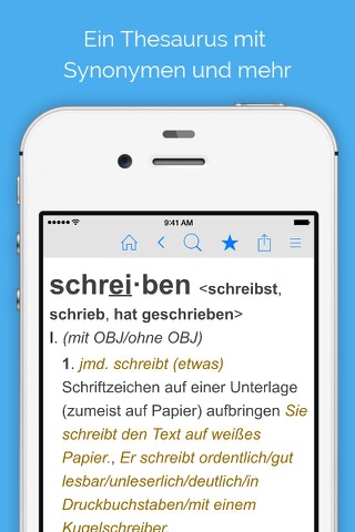 Deutsch Wörterbuch & Thesaurus screenshot 2