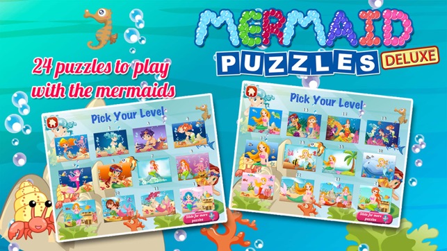 Mermaid Princess Puzzles Deluxe(圖2)-速報App