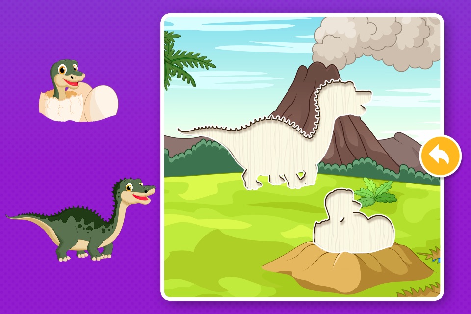 Kids Dinosaur Puzzle Games: Toddlers Free Puzzles screenshot 3