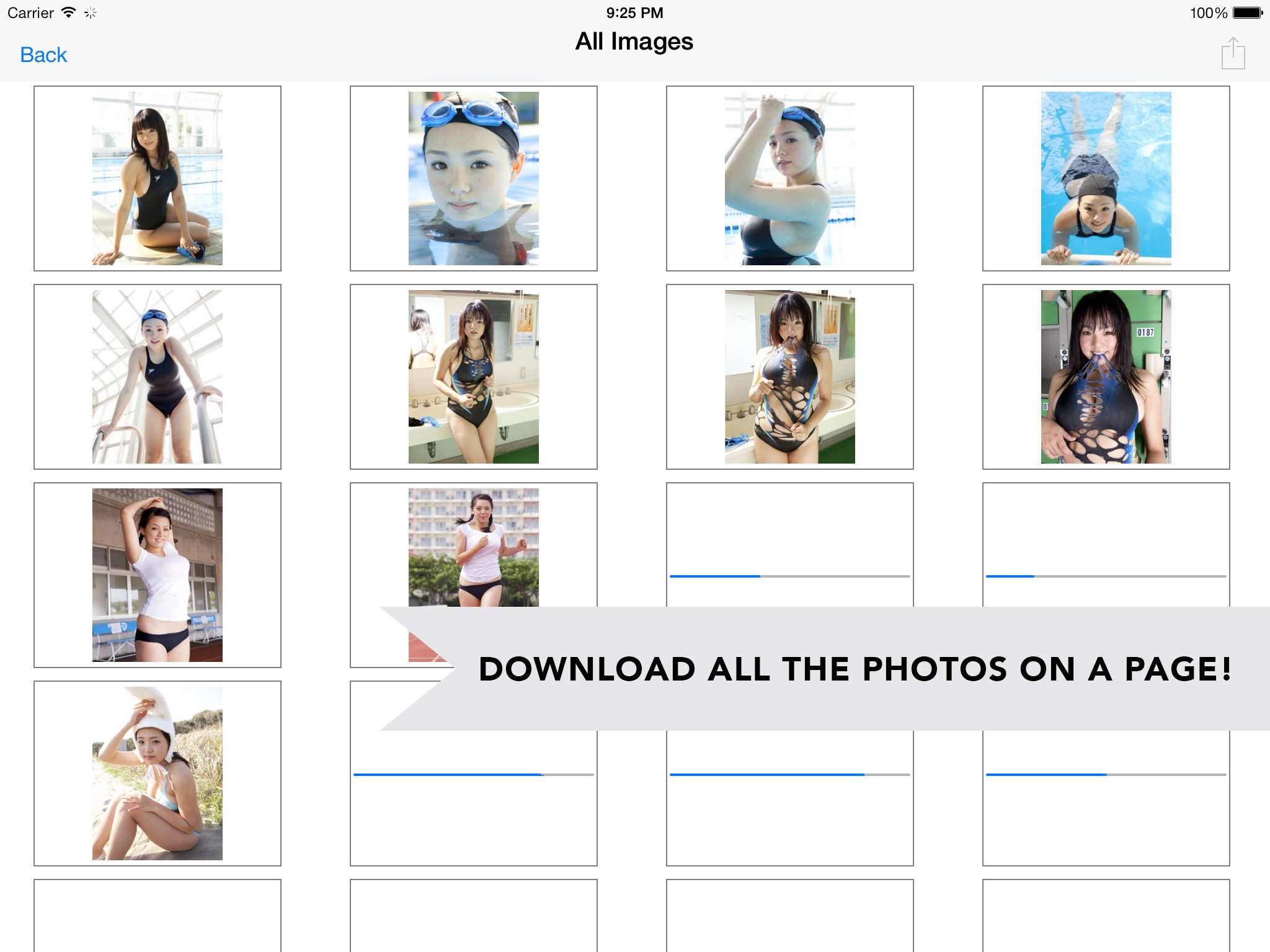 Photofile - Web image browser and photo downloader screenshot 2