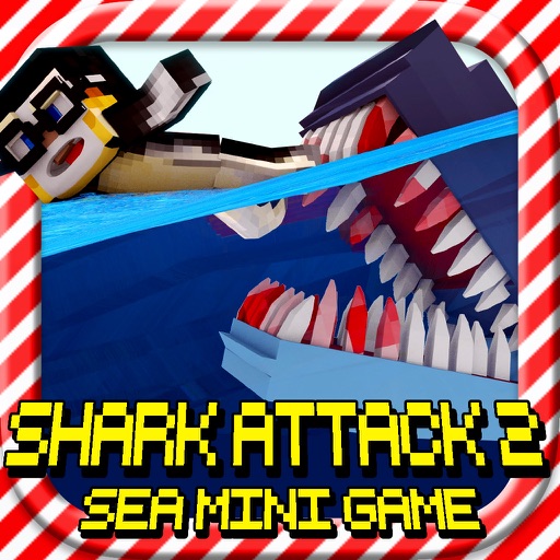 SHARK ATTACK 2 - Sea Survival Mini Block Game icon