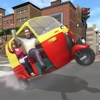 Tuk Tuk Auto Rickshaw Taxi Driver 3D Simulator: Crazy Driving in City Rush
