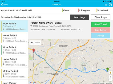 HomaCare GeoTracker screenshot 3