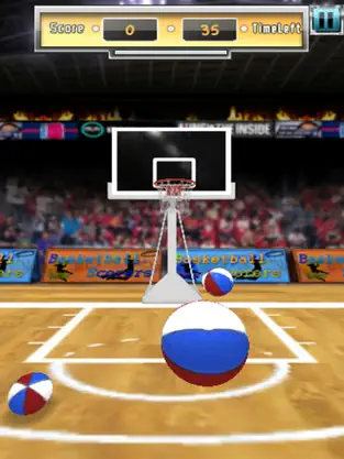 Obrázek 1 3D Basketball Hoop - free juegos de baloncesto, Basketball Shoot juego iphone