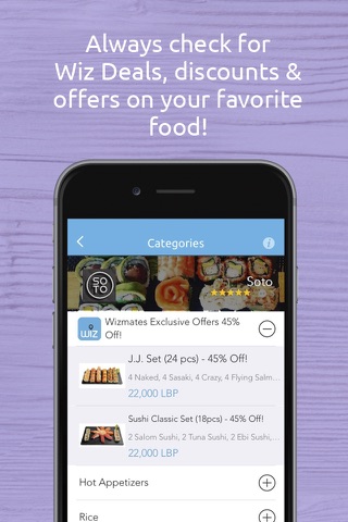 Wizmates - Your Online Food Delivery App screenshot 3