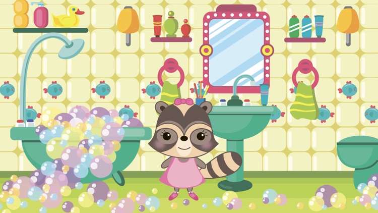 Baby Raccoon : Adventure On Playground screenshot-3