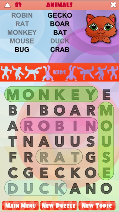 WordSearch Kids screenshot1