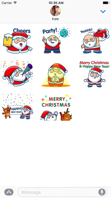 Chibi Santa Claus - Christmas Stickers