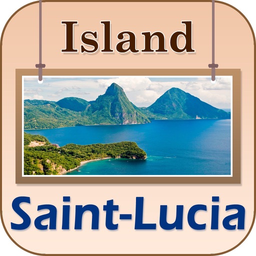 Saint Lucia Island Offline Map Tourism Guide