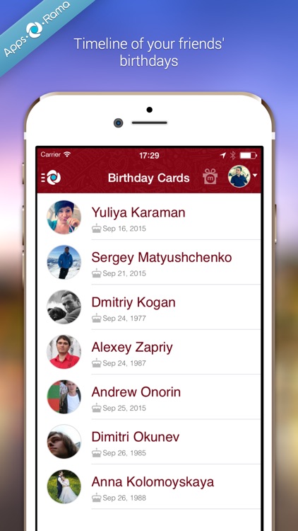 Birthday Cards for Friends & Family