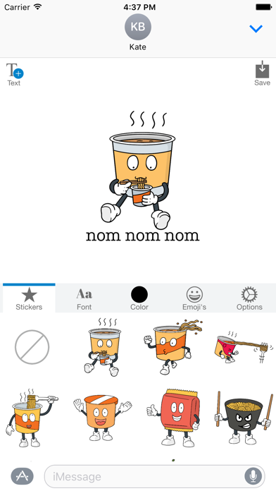 How to cancel & delete Sushi Ramen - MYOSE - Make Your Own Sticker Emoji from iphone & ipad 2