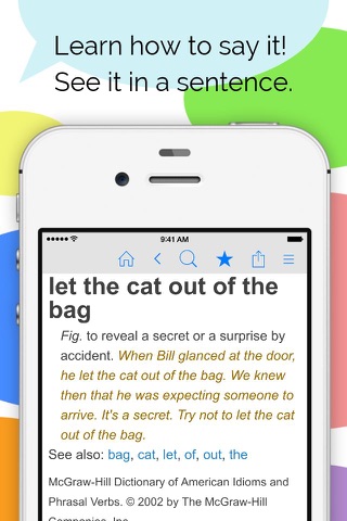 Idioms and Slang Dictionary screenshot 3