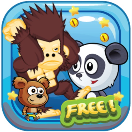 Banana Zoo Adventure Kong - Animal running  game for kids iOS App