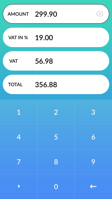 Free VAT / TAX Calculator screenshot 2