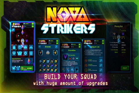 NOVA Strikers - RPG Arcade Flyer and Space Shooter screenshot 3