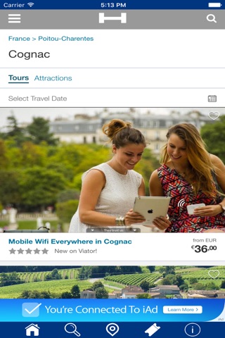 Cognac Hotels + Compare and Booking Hotel for Tonight with map and travel tour screenshot 2