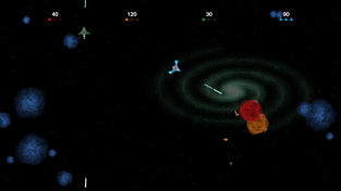 Asteroids: Multiplayer Arcade Party, game for IOS