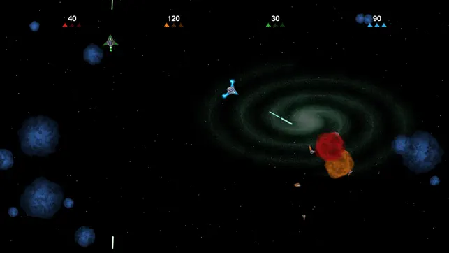 Asteroids: Multiplayer Arcade Party, game for IOS