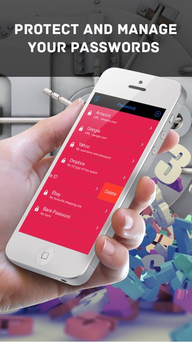 Password Protection Pro (secure your codes and your passwords) Screenshot 1