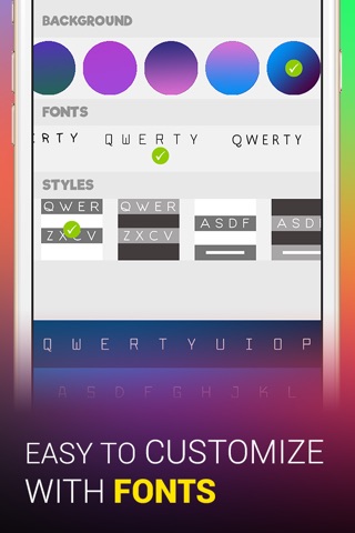 Better Fonts Gradient Keyboard screenshot 2