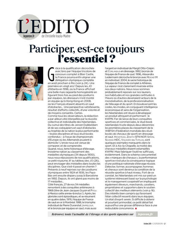 L'EPERON le Magazine