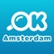 OKAmsterdam is an APP directed towards tourism where you can find travel agencies, lodging reservations, gastronomy, car rental, experiences or even the nearest hospital