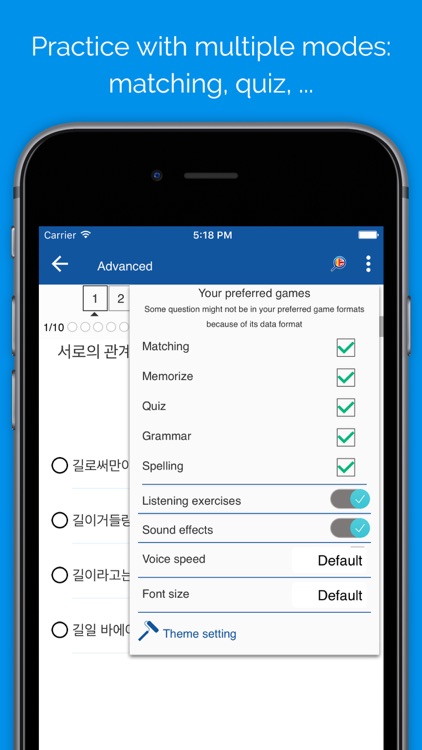 Learn Korean Vocabulary & Grammar