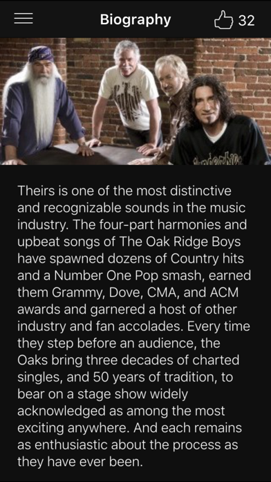 The Oak Ridge Boys Official App screenshot 2