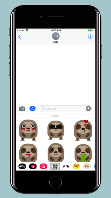 Sloth  - best stickers & emoji screenshot 2