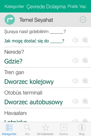 Polish Video Dictionary - Learn and Speak with Video Phrasebook screenshot 2