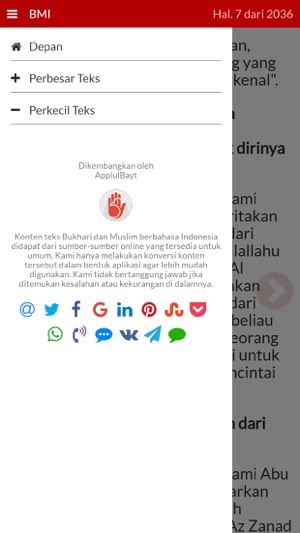 Bukhari Muslim Indonesia(圖4)-速報App