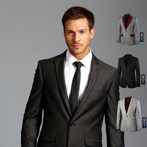 Hot Men Suit Fashion Photo Editor Icon