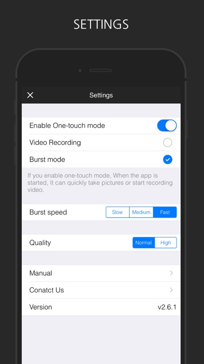 Touch Camera - Fast Recording and Burst screenshot-4
