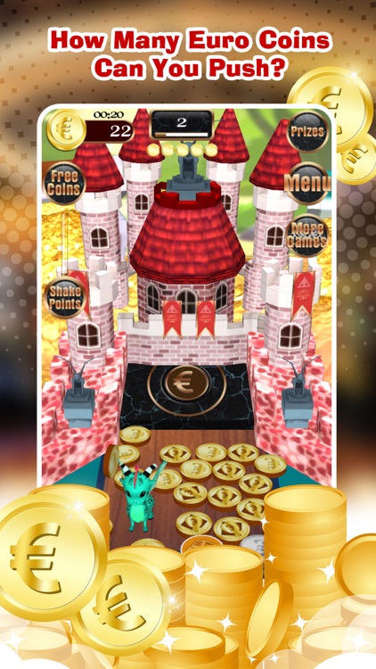 Euro Coin Pusher - Collect Coins in a Real Kingdom