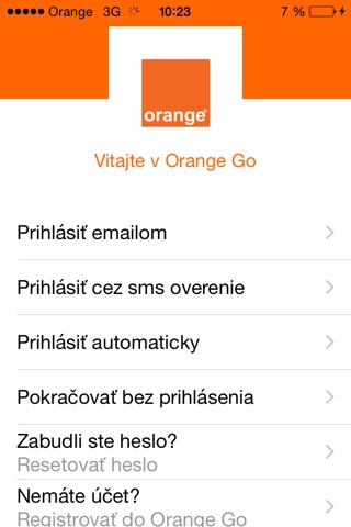 Môj Orange screenshot 2