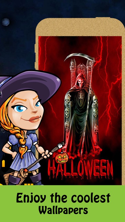 Halloween Backgrounds & Wallpapers HD - Home Screen Maker with Pumpkin, Horror ,scary Images