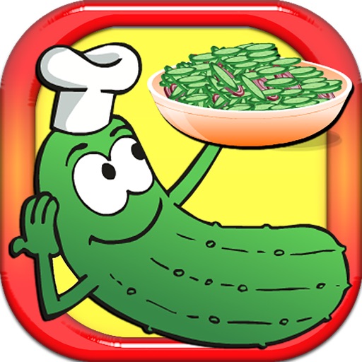 Cucumber Salad Cooking Icon