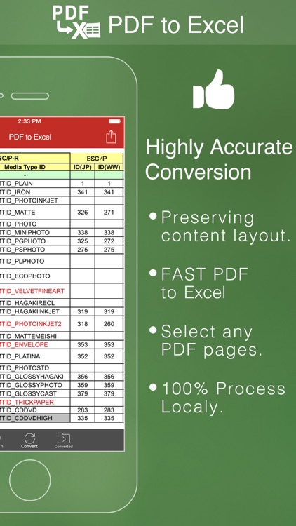 PDF to Excel Pro - Convert PDF to Excel Converter