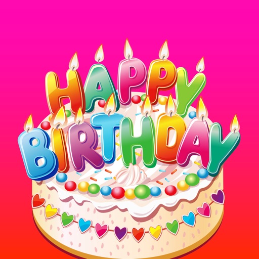 Happy Birthday Wish Stickers iOS App