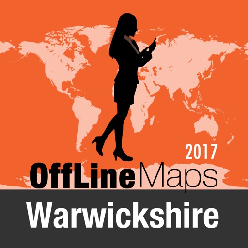 Warwickshire Offline Map and Travel Trip Guide icon
