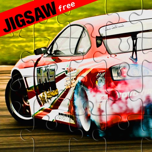 Sport Racing Car Sliding Jigsaw Puzzles Games Free iOS App