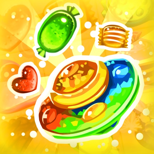 Candy UFO - match 3 puzzle game Icon