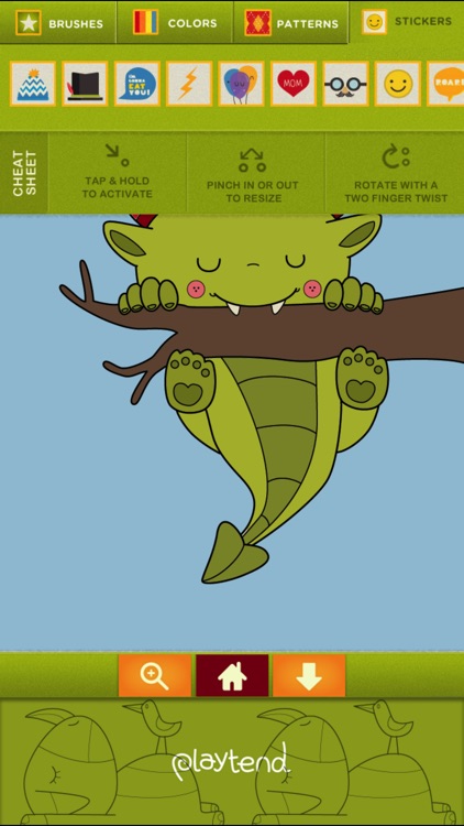 Monster Coloring Book screenshot-3