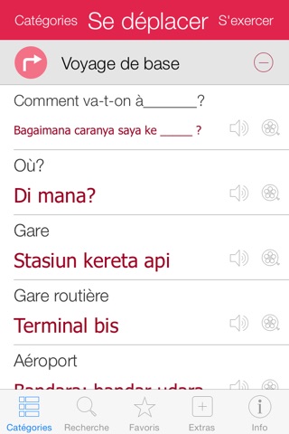 Indonesian Video Dictionary - Translate, Learn and Speak with Video Phrasebook screenshot 2